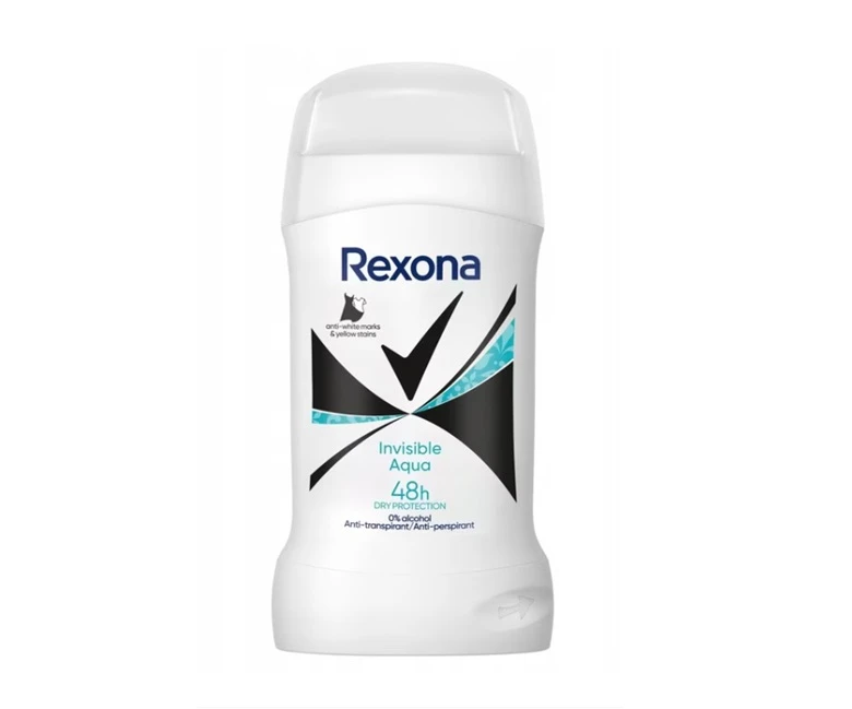 Antiperspirant Stick Rexona INVISIBLE AQUA 50ml